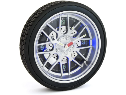 Nastenne hodiny PNEUMATIKA s LED