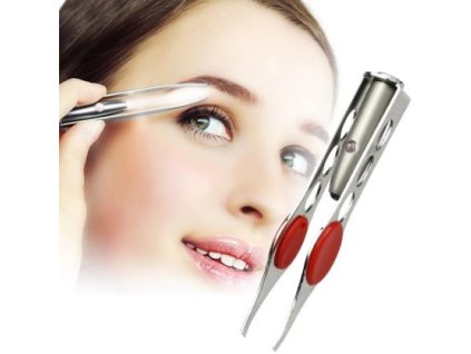 Pinzeta s LED svetlom na obocie