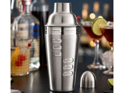Shaker s receptami koktejlov Maxer