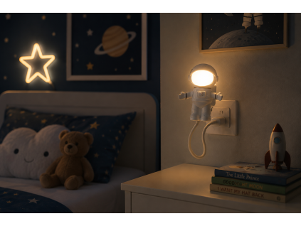 usb lampicka astronaut