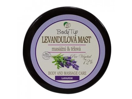 Masazna a telova mast s levandulovym olejom BODY TIP 100 ml