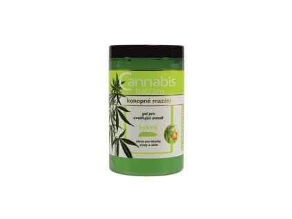 Cannabis bylinny masazny balzam 400ml Bylinny