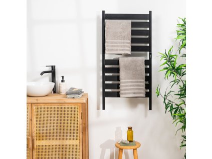 Elektricky radiator do kupelne cierny