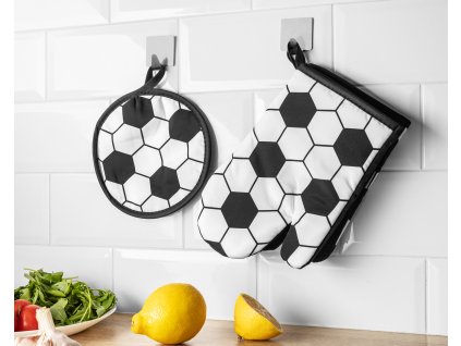 Kuchynské rukavice a podložka pod hrniec – FUTBAL