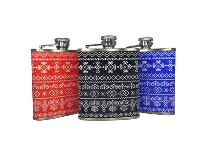 Ploskacka nerezova cicmiansky vzor