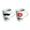 Hrnceky Mr. & Mrs. – darcekova sada pre par 2 ks porcelanovych hrncekov