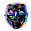 Anonymous maska – Guy Fawkes maska V for Vendetta, tmava perlet