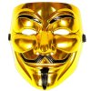 Maska anonymous zlata