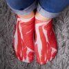 Ponozky Maso – vtipne ponozky s realistickou potlacou