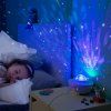 LED projektor s hviezdami a reproduktorom