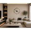 DIY nalepovacie hodiny na stenu