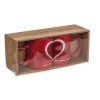 Hrnceky srdieckove 2 × 250 ml – romanticke salky pre par