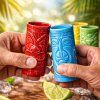 tiki panaky keramicka sada exotickych poharikov