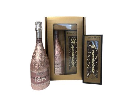 SENSI ČOKO PROSECCO darčekový set PINK K narodeninám