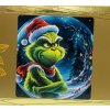 Grinch kék gomb