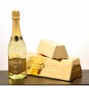 Šumivé víno so zlatými lupienkami Luxury Gold