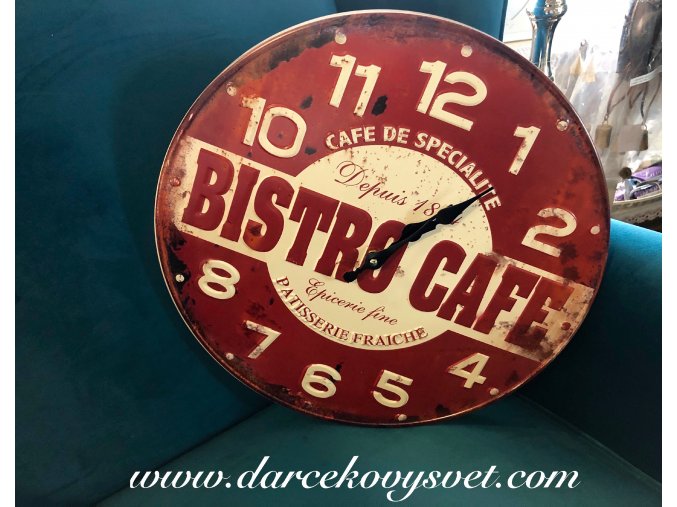 Hodiny Bistro Cafe 39cm, 24,00€, 18481TRE