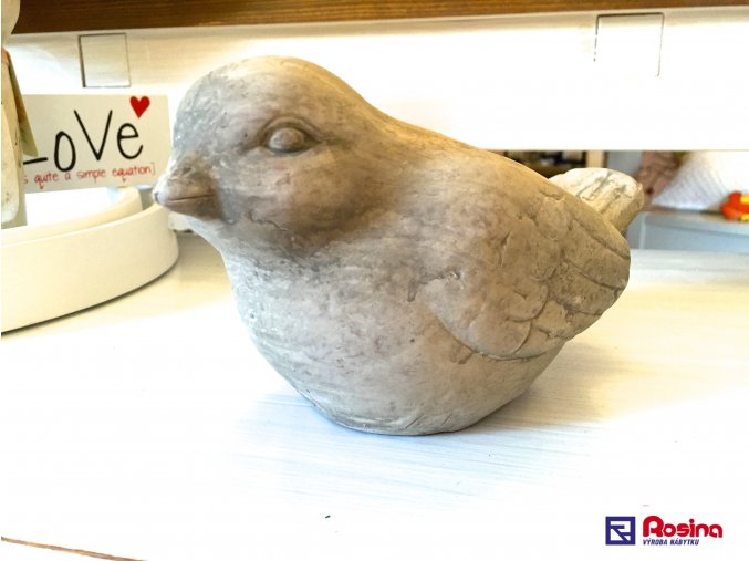 Dekoračný vtáčik 11x19x11cm, 8,20€, 94477ART