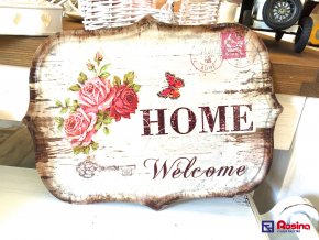 Tabuľka Welcome Home 33x24cm, 19,90€, 93325ART