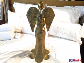 Soška Anjel Zlatý kovový veľký 66cm, 119,00€, 744993TRE