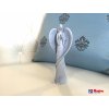 Soška Anjelik modrý modliaci 16,5cm, 5,50€, 2396PEJ