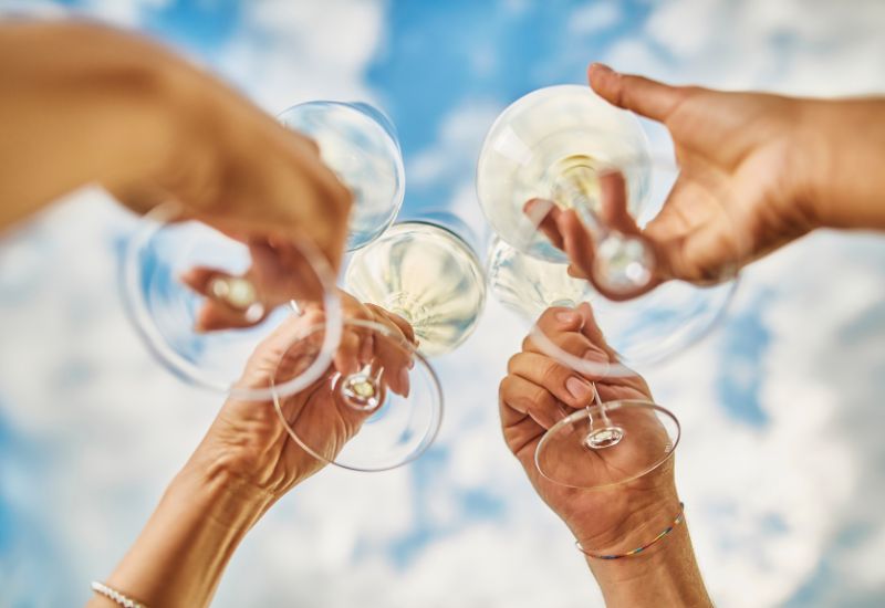 Zlatá svadba so zlatým vínom