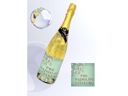 sampanske so zlatom