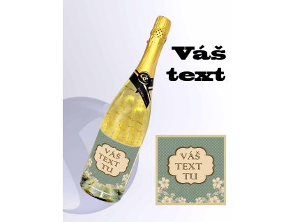 sampanske so zlatom
