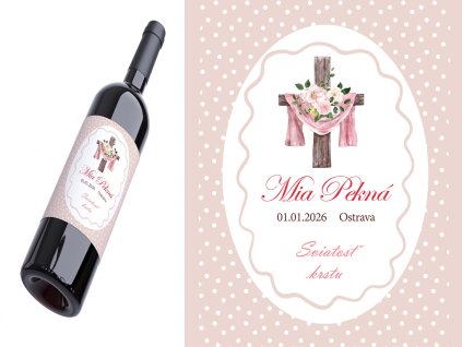 darčekové víno na krst