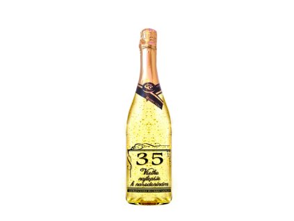 vyr 553Zlate sampanske 35 rokov priehladna etiketa