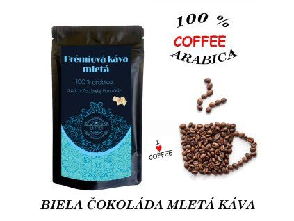 mleta kava biela cokolada