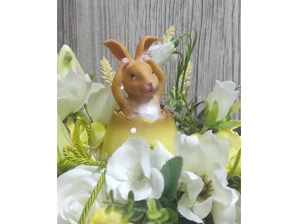 Veľkonočná ozdoba - Zajac vo vajíčku