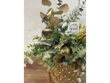 Veľkonočný aranžmán - zlatý
