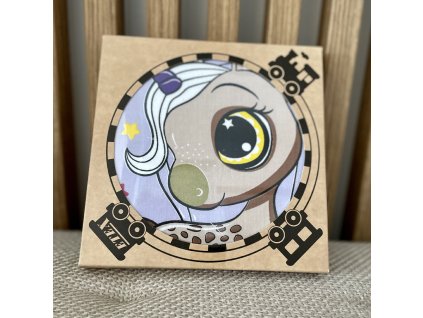 SADA BAVLNENÝCH VRECKOVIEK JEDNOROŽEC