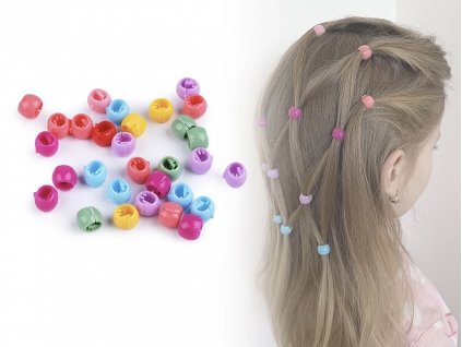 ZACVAKÁVACIE KORÁLIKY DO VLÁSKOV