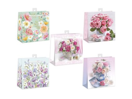 DARČEKOVÁ TAŠTIČKA KVETY 16 x 16 CM