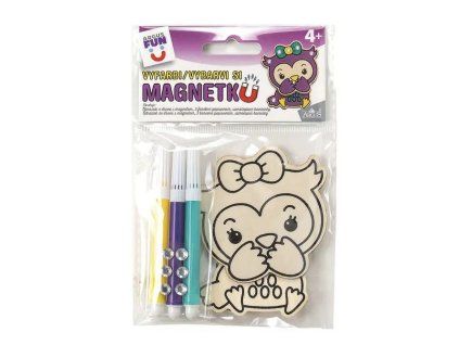 VYFARBI SI DREVENÚ MAGNETKU SOVIČKA