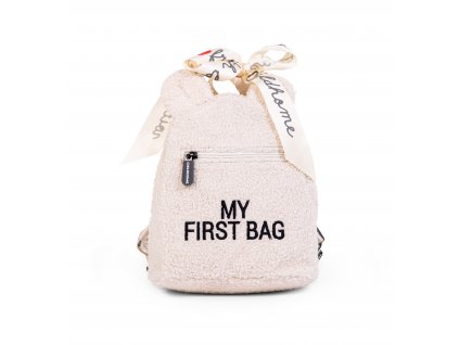 CHILDHOME DETSKÝ BATOH MY FIRST BAG TEDDY OFF WHITE7