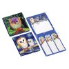 blok samolepiaci s potlacou 62x69 mm owl design