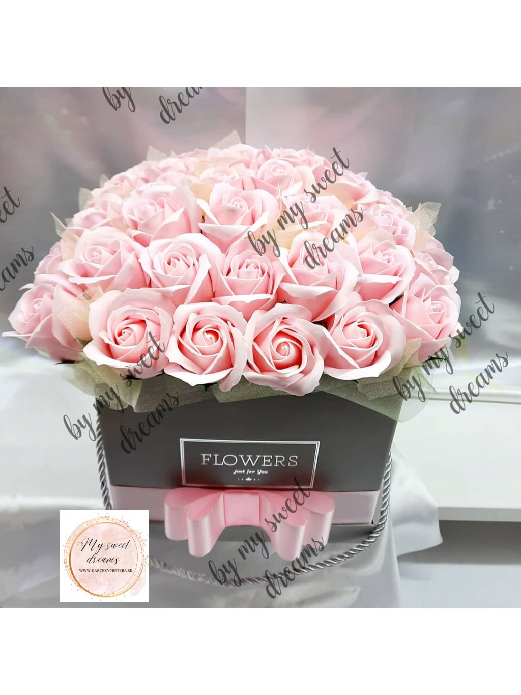 Darček -Box plný ruží