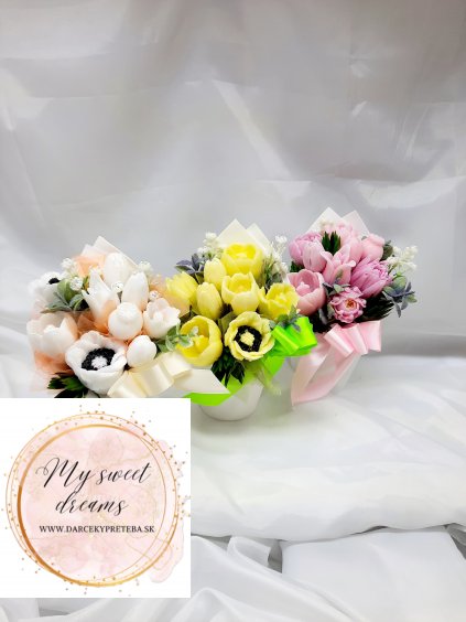 Mydlová kytica - jarné kvety