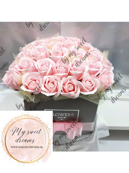 Darček -Box plný ruží