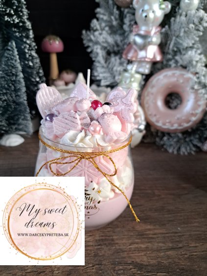 Sójová sviečka Vianočný pohár