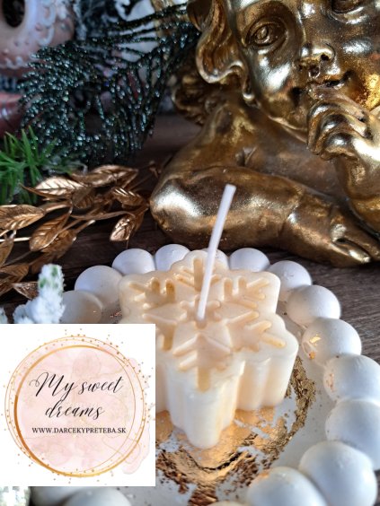 Sójová sviečka Vločka