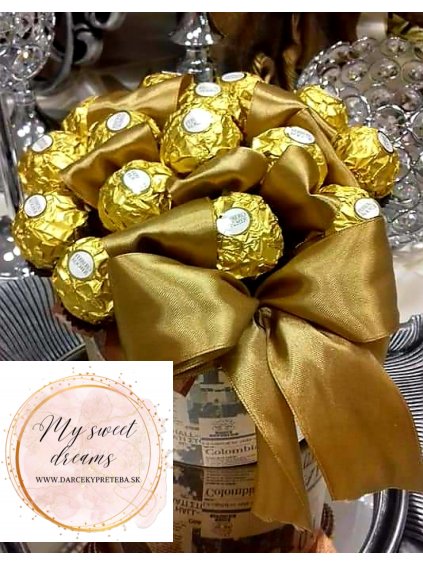 Kytica z ferrero rocher pánska