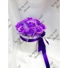 Mydlová kytica-Darček Puky ruží v boxe - kytica z farebných ruží  10305