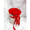 Mydlová kytica-Darček Puky ruží v boxe - kytica z farebných ruží  10305