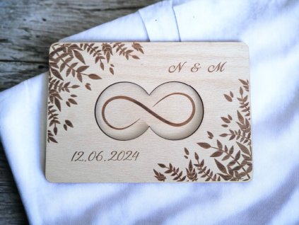 Tanierik na obrúčky v tvare obdĺžnika nekonečno