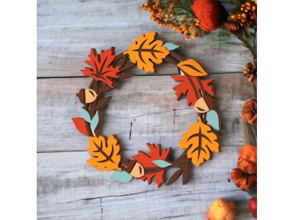 Jesenný veniec vzor 4