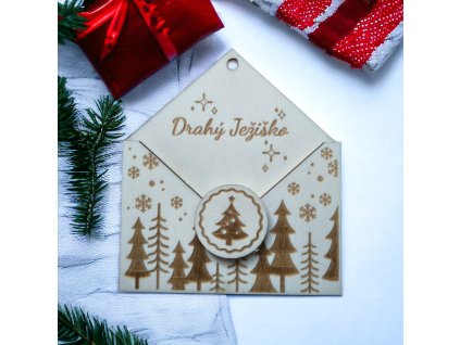 Vianočná obálka vzor 5